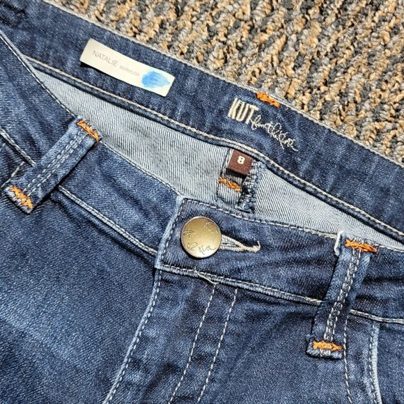 EUC Kut from the Kloth Natalie Bermuda Denim Shorts Size 8 - Picture 8 of 16